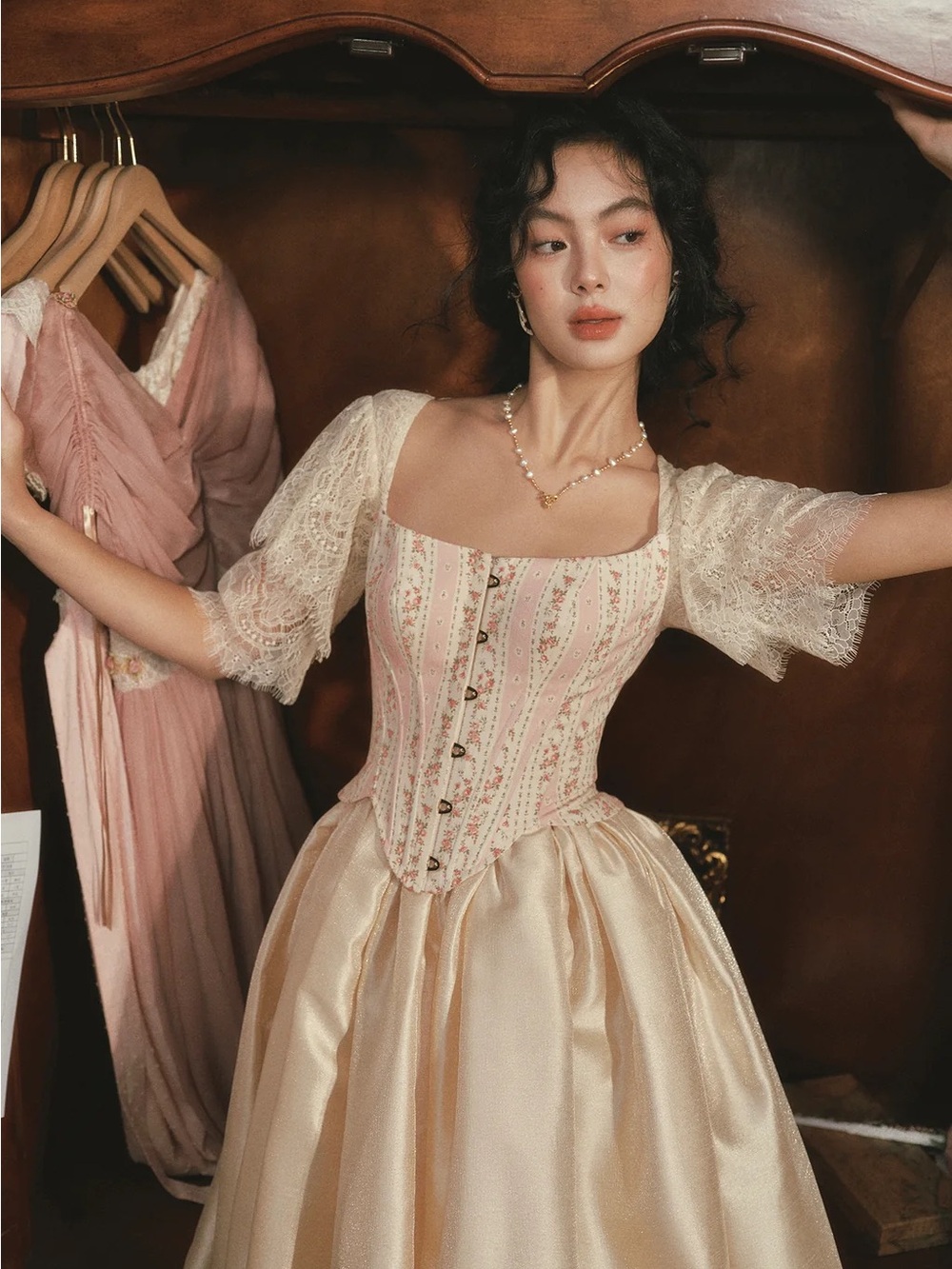 NEW LaceMade Honey Symphony Corset Top